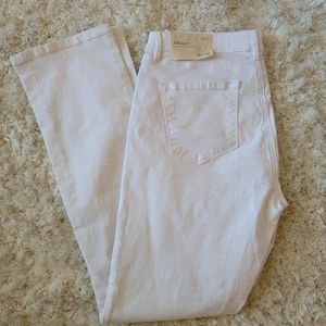 NWT white Loft Curvy Straight Jeans sz 12 tall